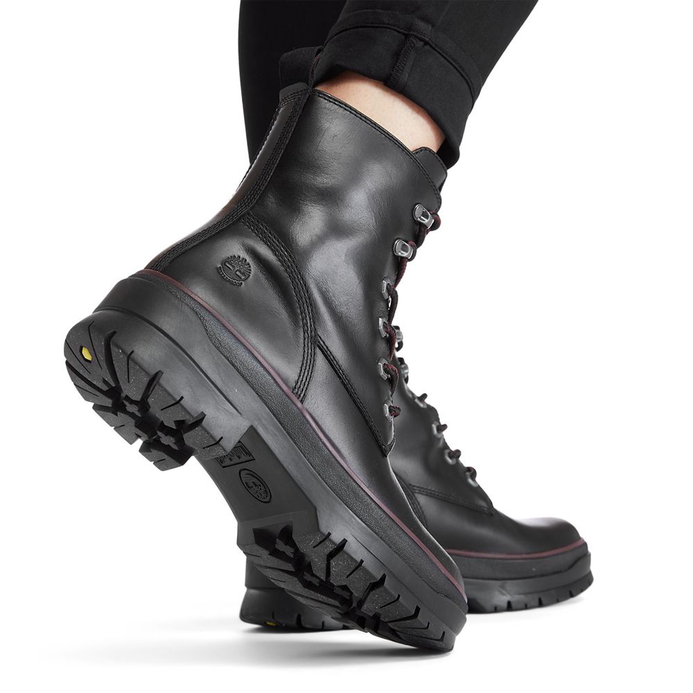 Botas de Amarrar Feminino - Timberland Malynn Ek+ Impermeavel - GWCNT7592 - Pretas